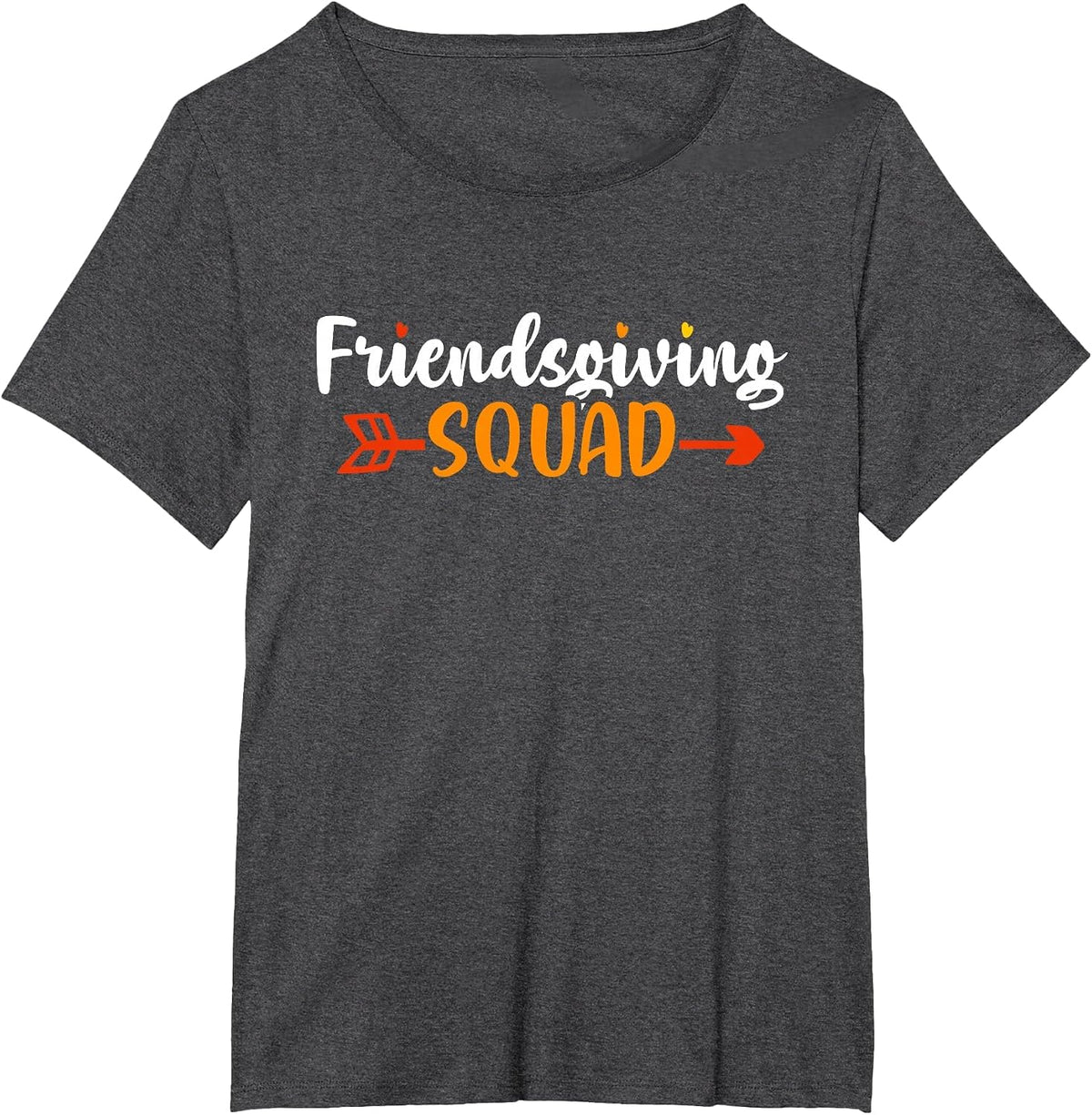 Friendsgiving Squad | Funny Thanksgiving Friendship T-Shirt - Dark Heather Grey