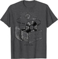 Men's Curator of Get Down Retro 70s Disco Party Humor T-Shirt - Dark Heather Grey
