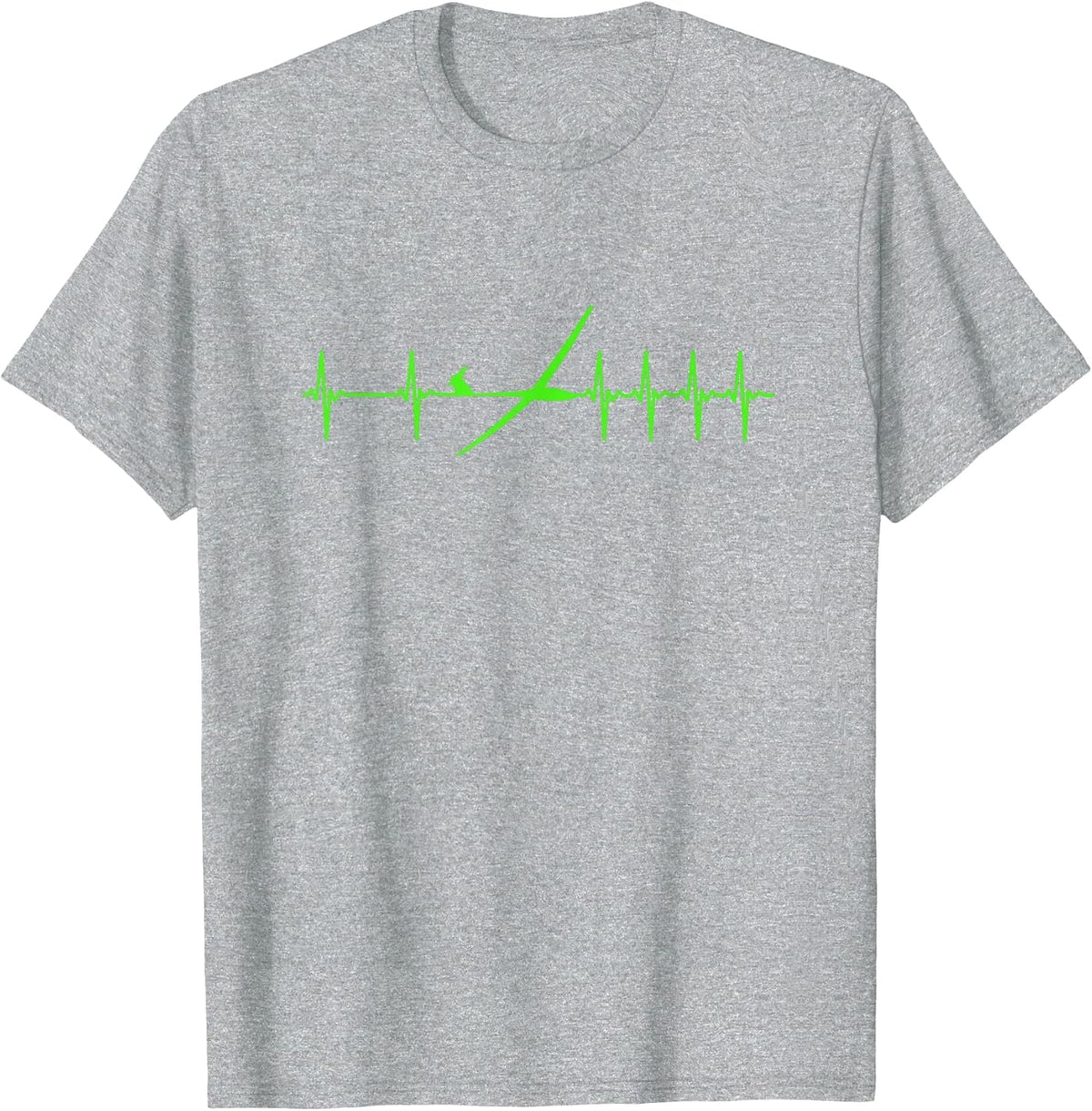 Glider Pilot Sailplane T Shirt T-Shirt - Heather Grey
