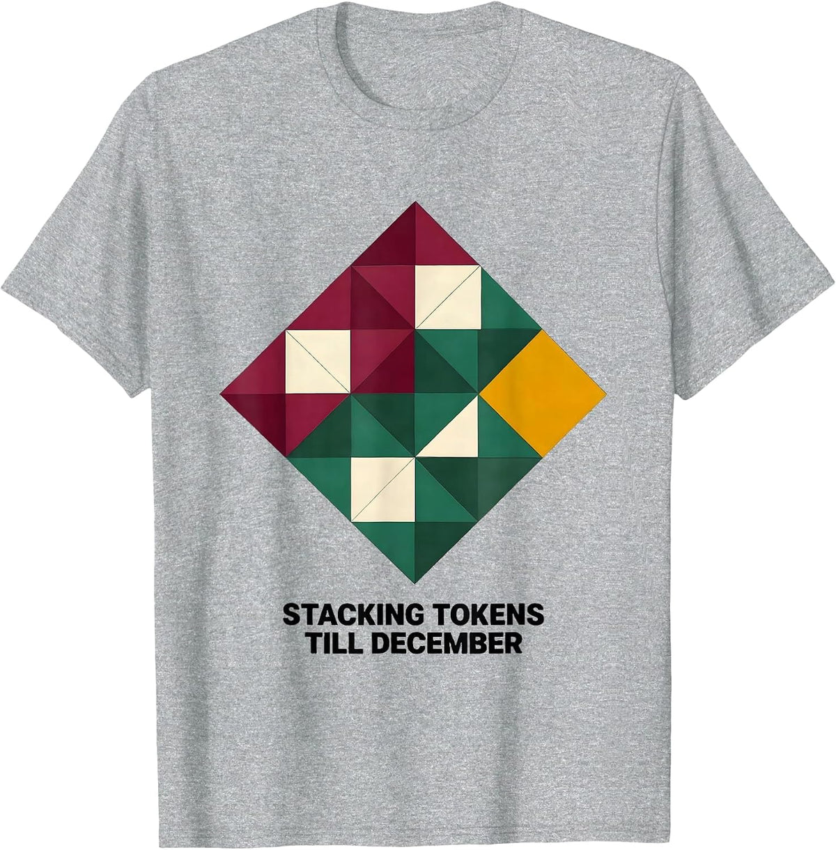 Men's Stacking Tokens Till December Occupational Pride ABA T-Shirt - Heather Grey