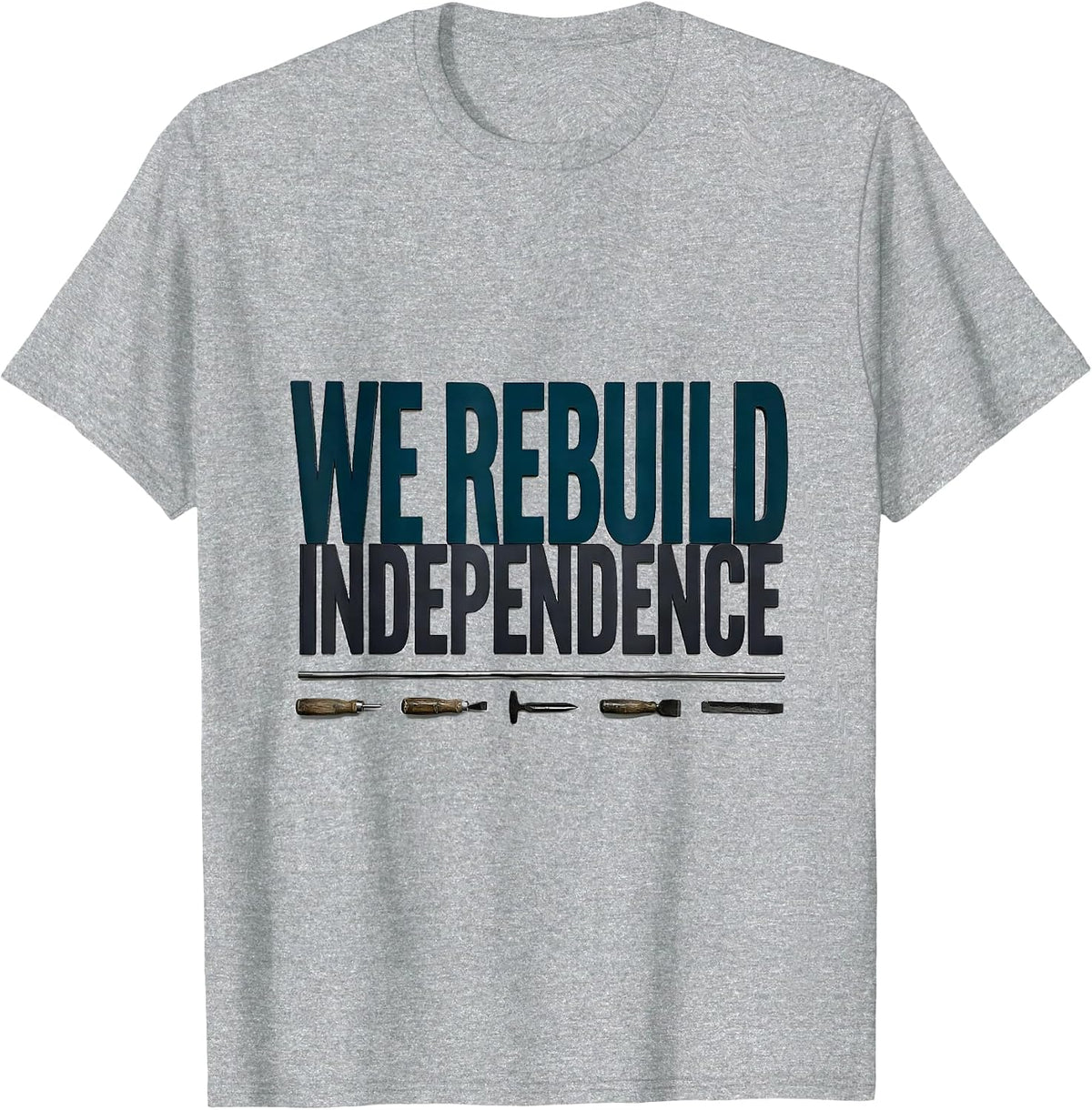 Men's We Rebuild Independence Rehab Week Team Occupational T-Shirt - Heather Grey
