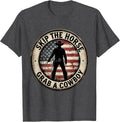 Men's Skip The Horse Grab A Cowboy Funny Western Design T-Shirt - Dark Heather Grey