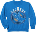 Cowboy Bull Riding Eight Seconds Rider USA Flag Sweatshirt - Royal Blue