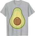 Avocado Costume Shirt - Halloween Vegan T Shirt T-Shirt - Heather Grey