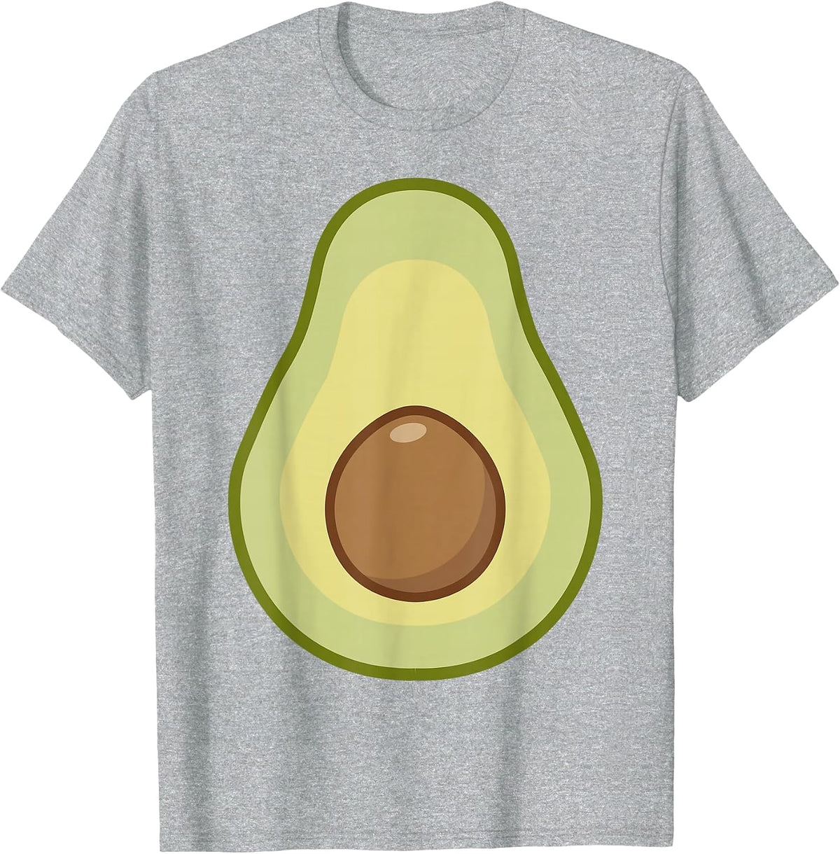 Avocado Costume Shirt - Halloween Vegan T Shirt T-Shirt - Heather Grey