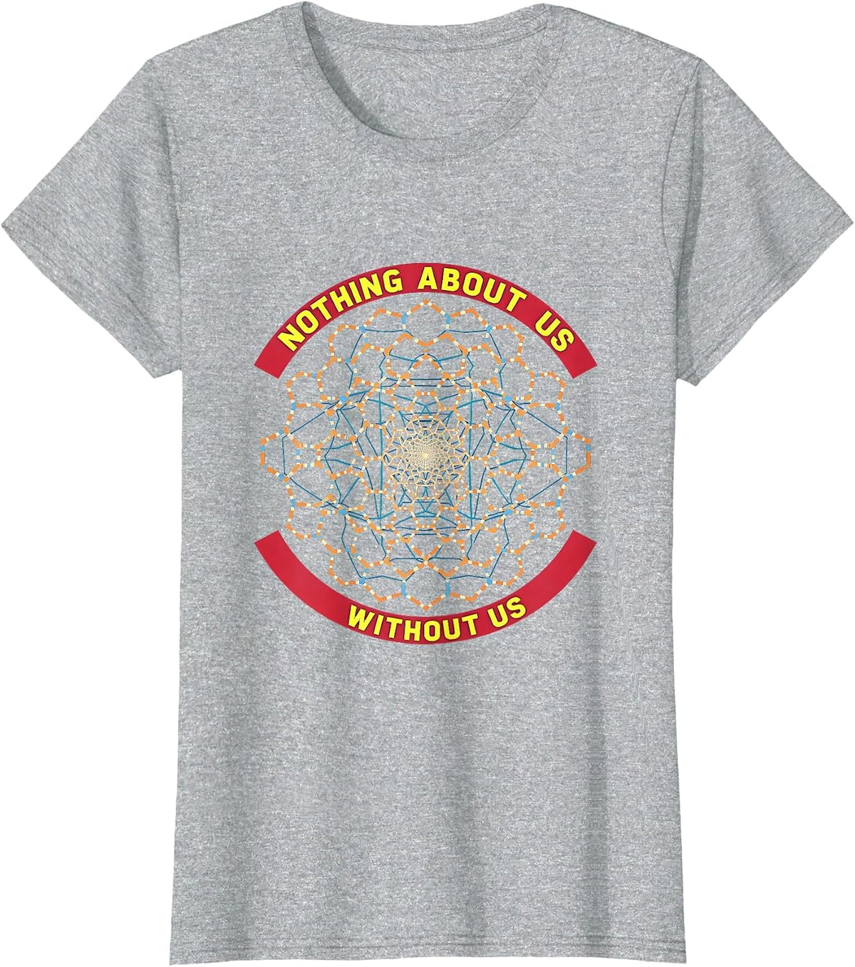 Nothing About Us Without Us Autism Awareness T-Shirt - Heather Grey
