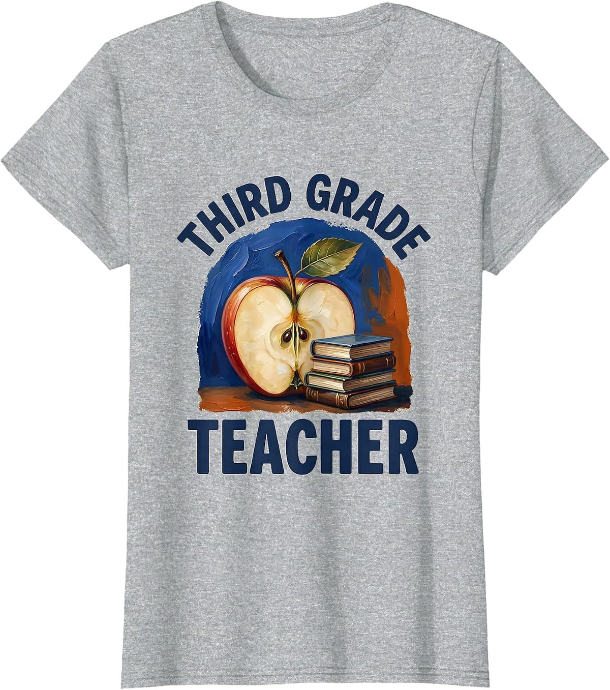 Third Grade Teacher Back to School Elementary School First T-Shirt - Heather Grey