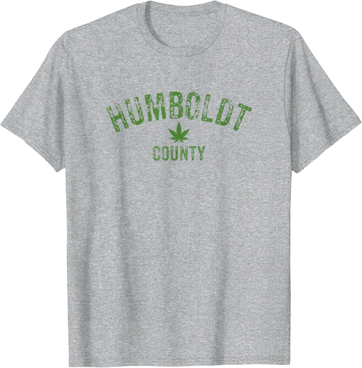Humboldt County California Shirt Hemp Farmer Grower Tee T-Shirt - Heather Grey