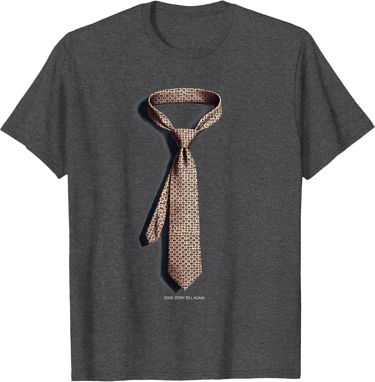 Cool Story Tell Again Sarcastic Humor Design T-Shirt - Dark Heather Grey