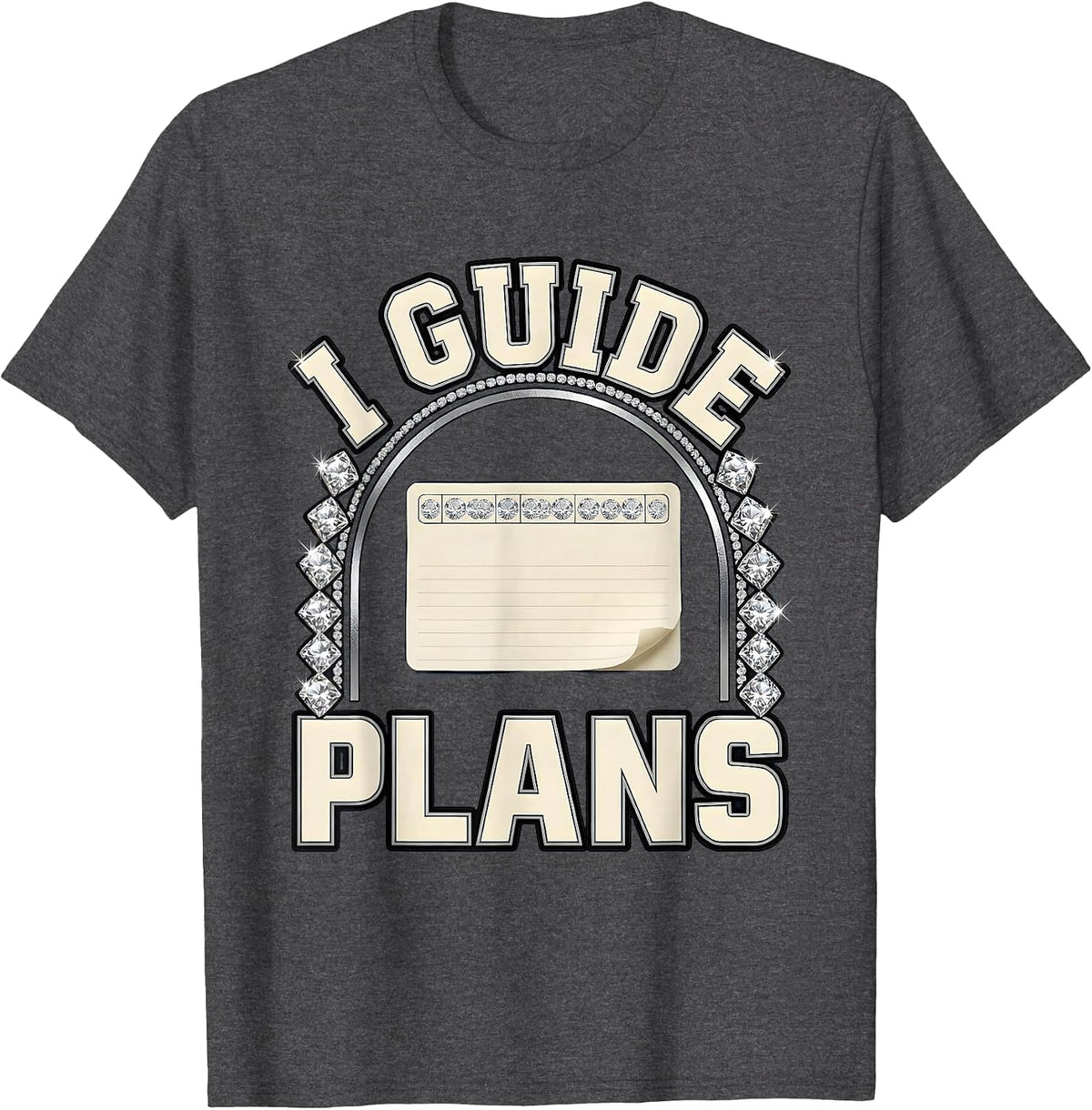 I Guide Plans Special Education Teacher Squad Appreciation T-Shirt - Dark Heather Grey