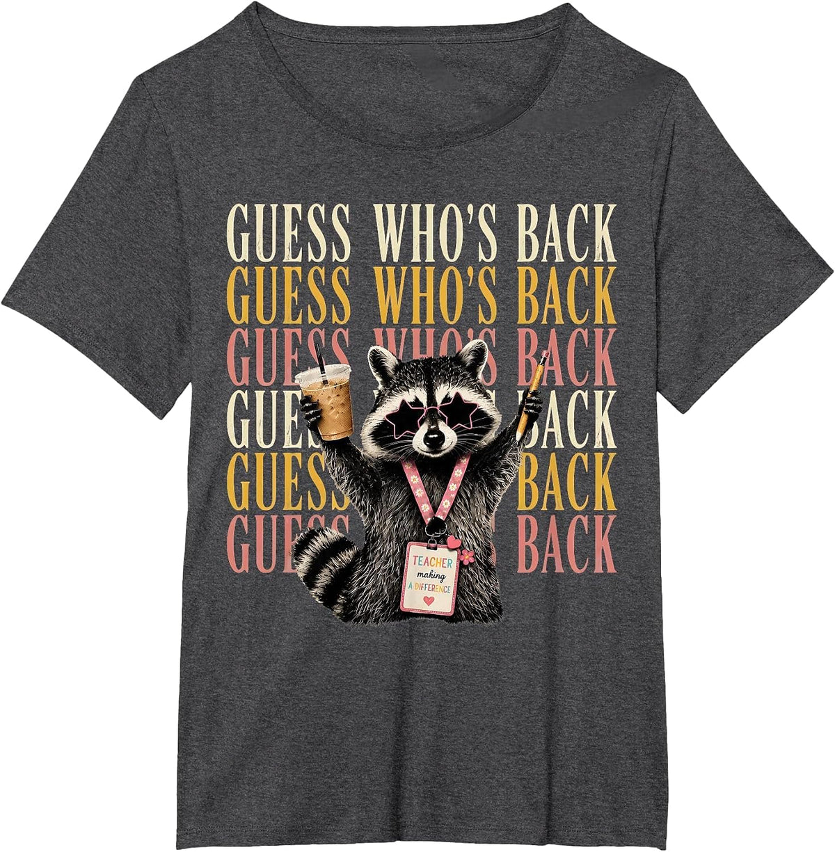 Meme Back to School Quote T-Shirt - Dark Heather Grey