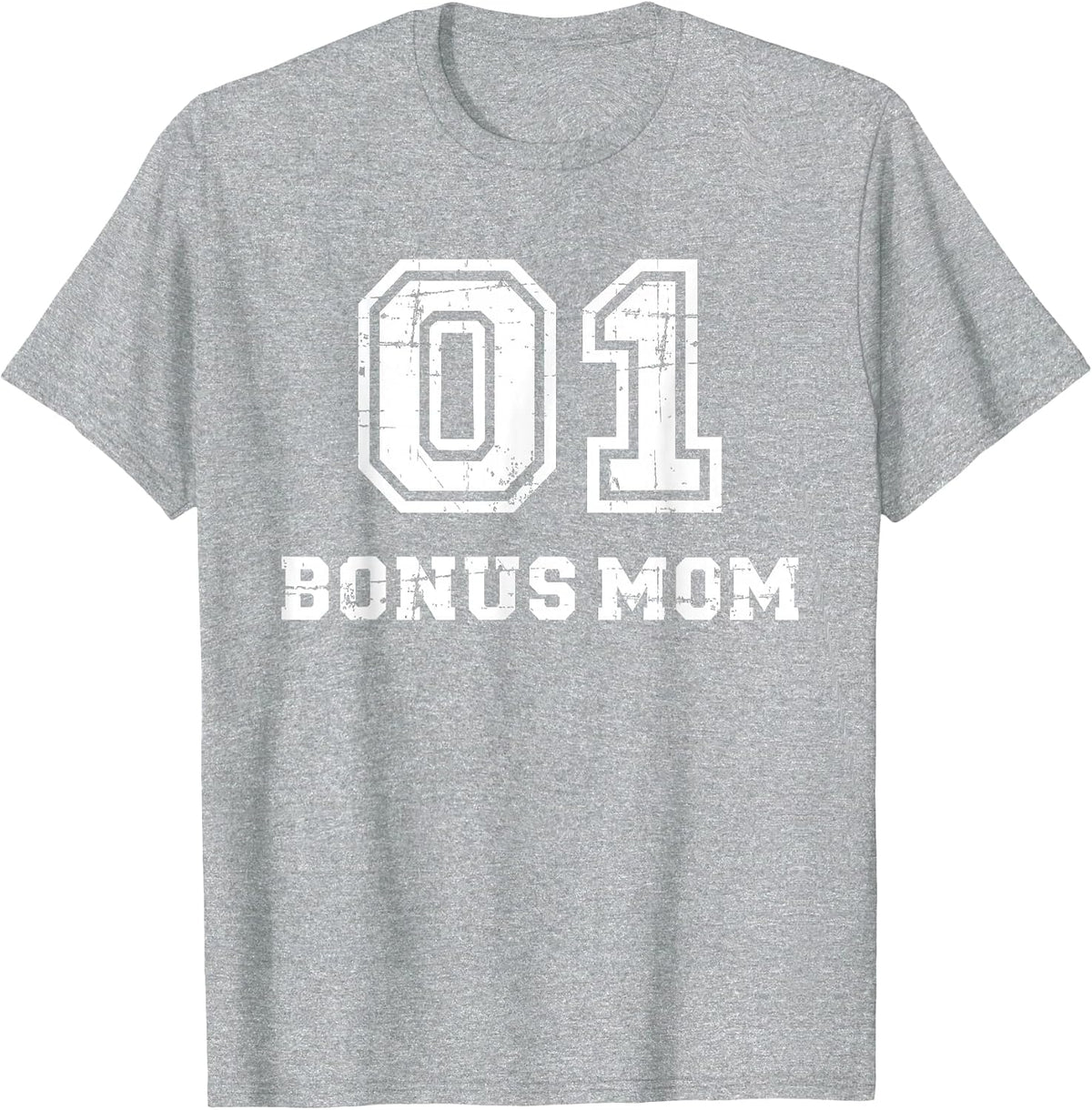 Number one No. 1 Bonus mom T-Shirt - Heather Grey