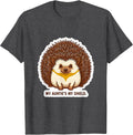 Men's My Auntie's My Shield Funny Auntie Family Humor T-Shirt - Dark Heather Grey