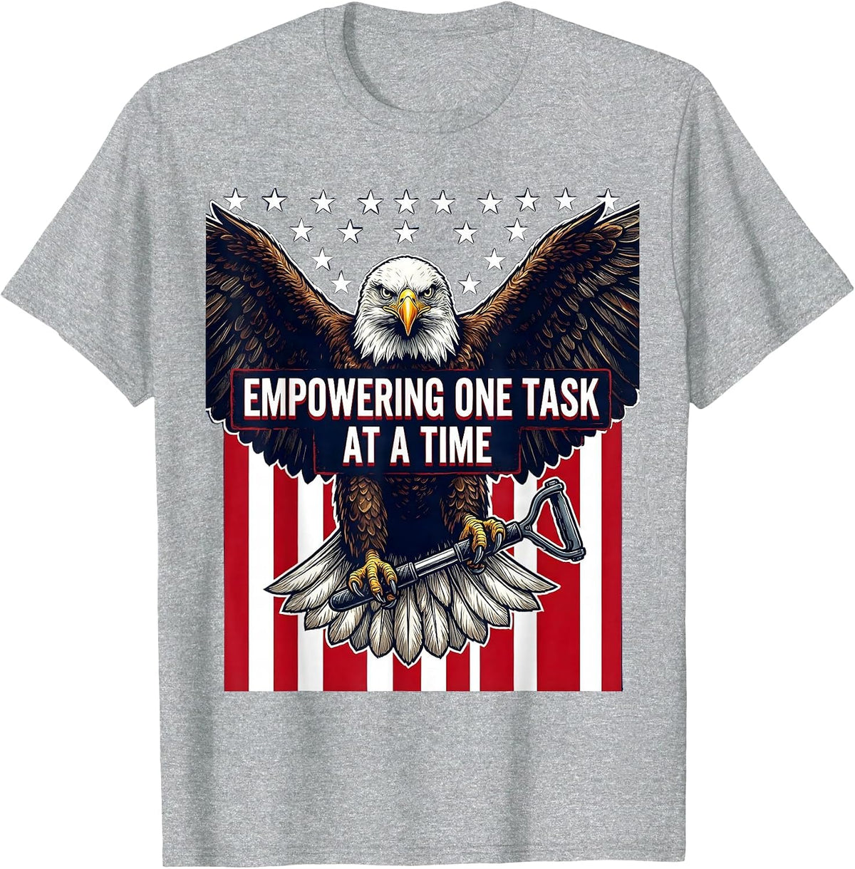 Men's Empowering One Task at a Time OT Design T-Shirt - Heather Grey