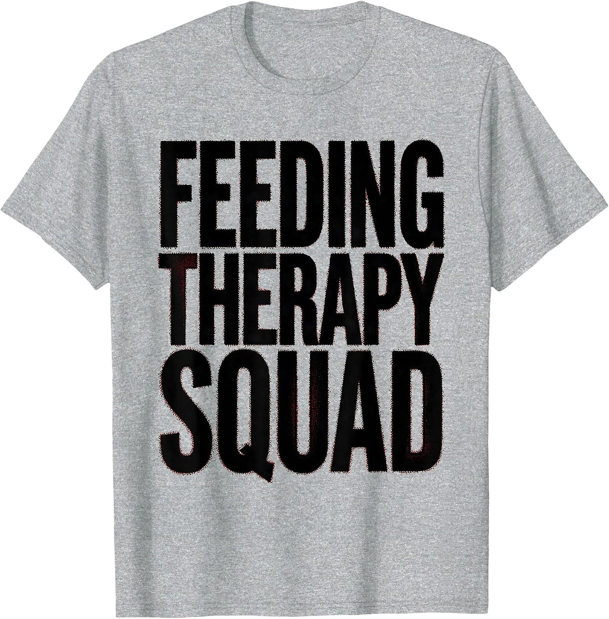 Men's Feeding Therapy Squad Speech Pathology Design T-Shirt - Heather Grey