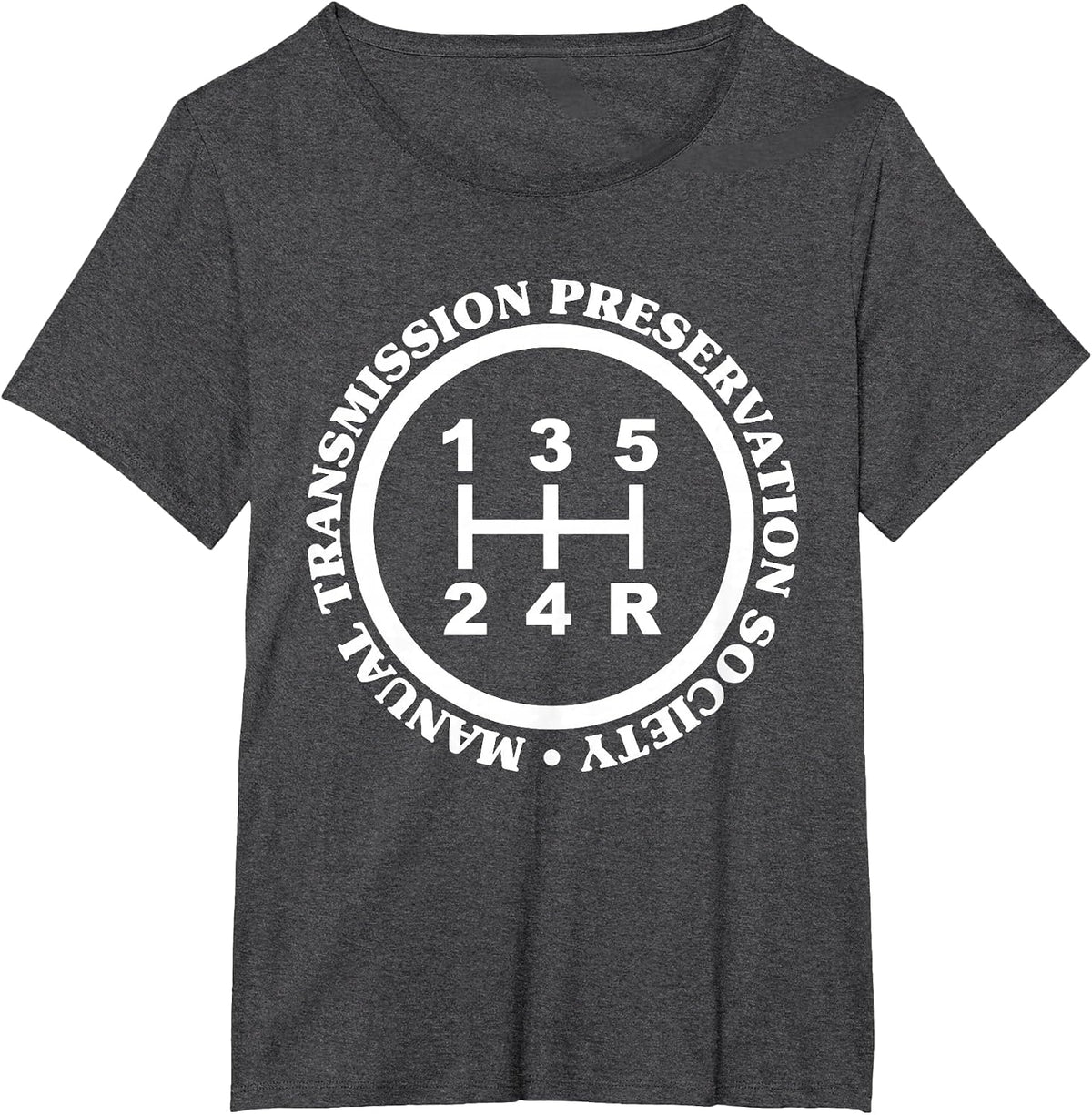 Manual Transmission Preservation Society T-Shirt - Dark Heather Grey