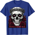My Soul Is Midnight Black Goth Design T-Shirt - Royal Blue