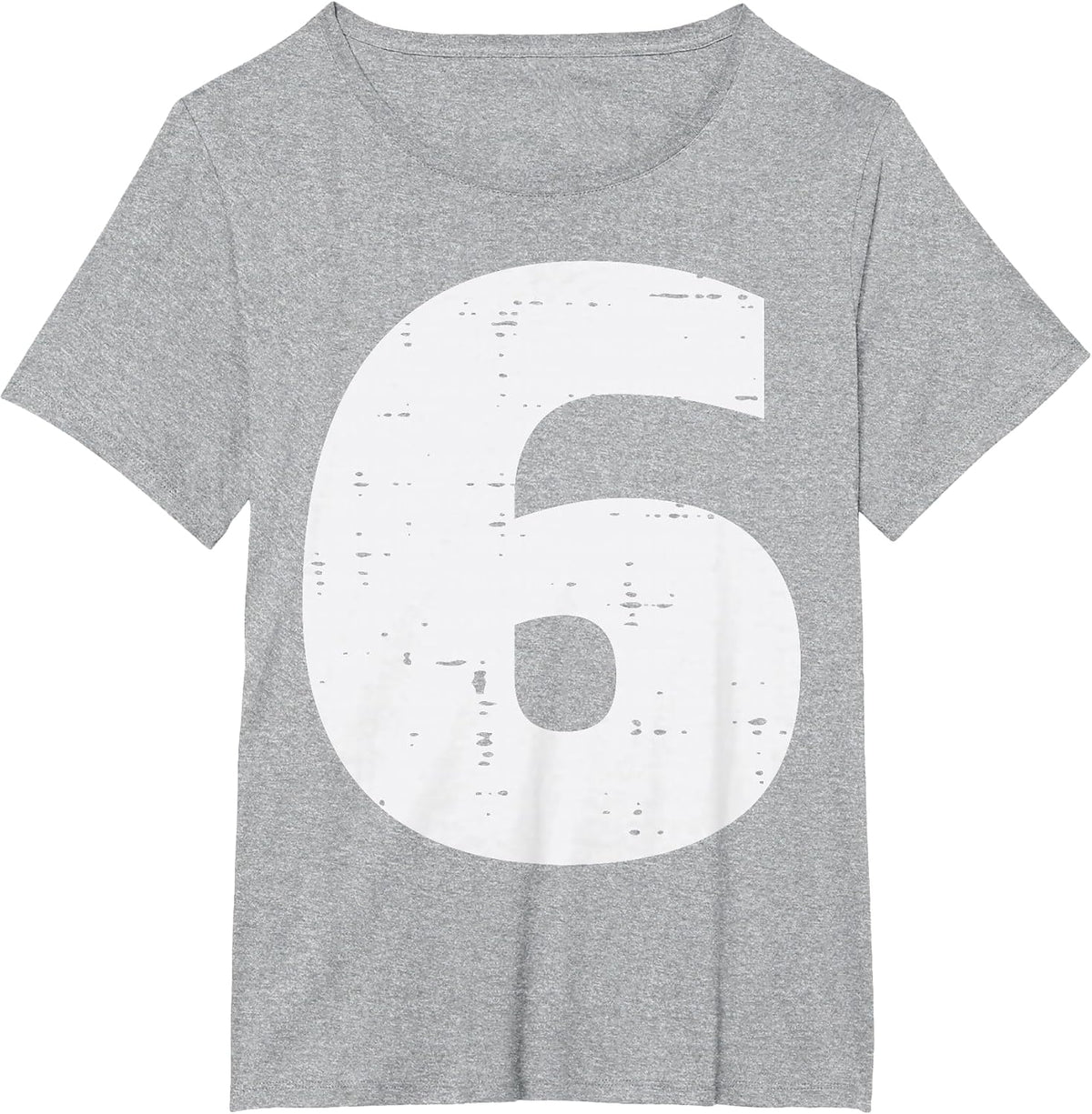 Number 6 Matching 67 Meme Halloween 6th Birthday Kids Boys T-Shirt - Heather Grey