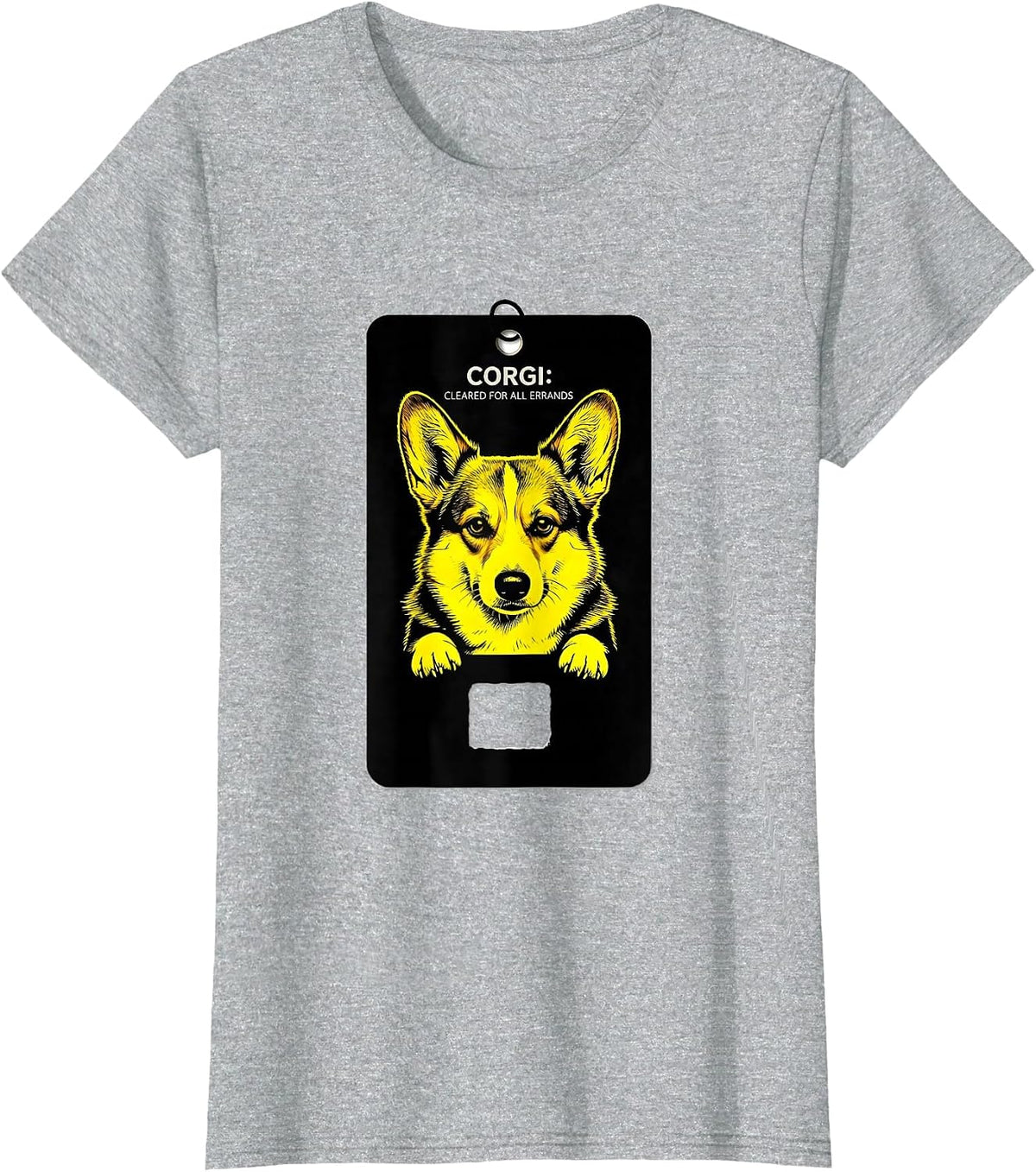 Corgi Cleared For All Errands Cute Dog Owner Small Breed T-Shirt - Heather Grey
