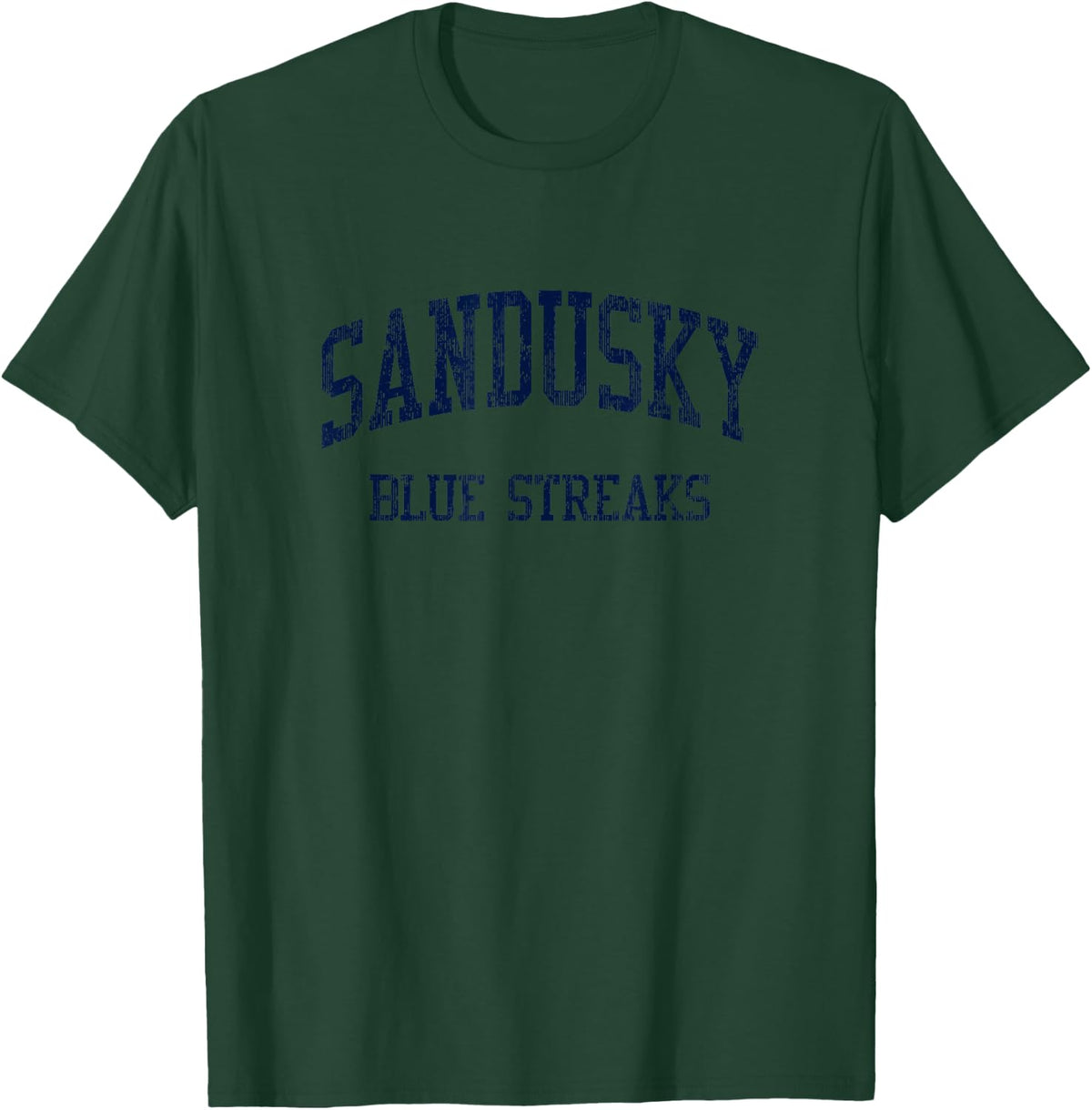 Sandusky High School HS Sandusky OH Vintage Sports T-Shirt - Dark Green