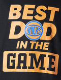 NBA Father's Day Best Dad in The Game Knicks Logo T-Shirt - Heather Grey