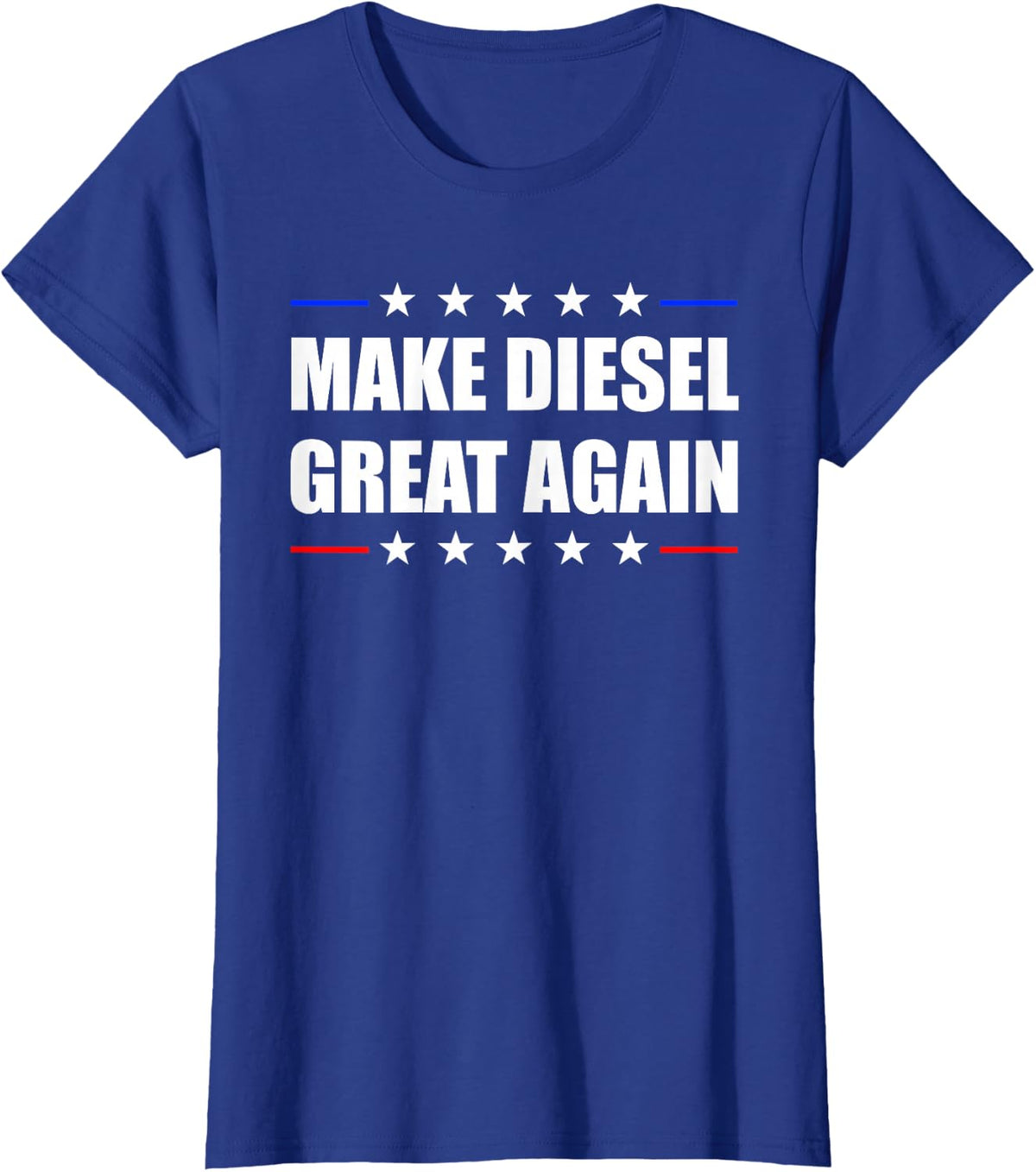 Make Diesel Great Again Funny Diesel Mechanic T-Shirt - Royal Blue