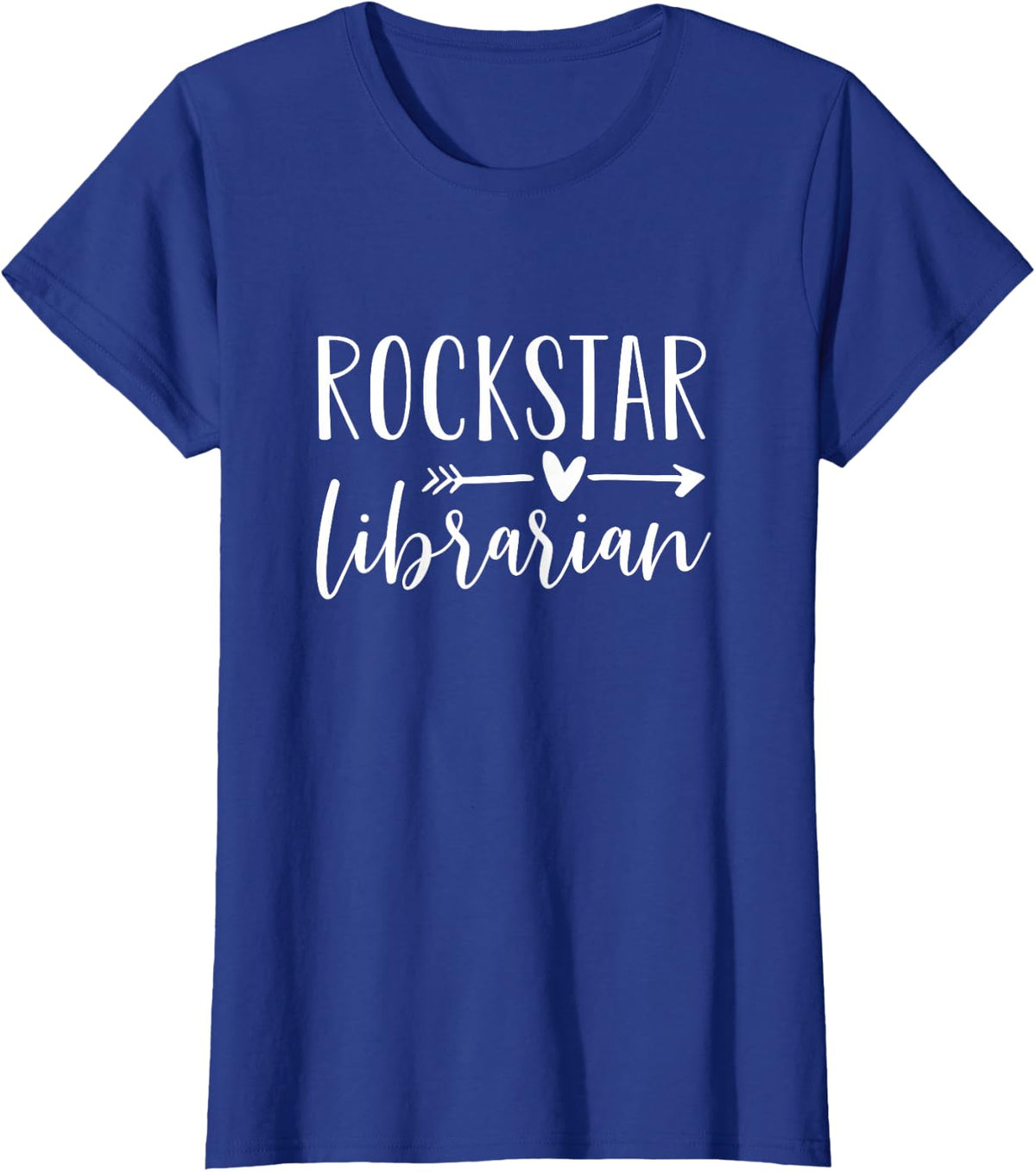 Rockstar Librarian - Cute School Library Teacher Gift Shirt T-Shirt - Royal Blue