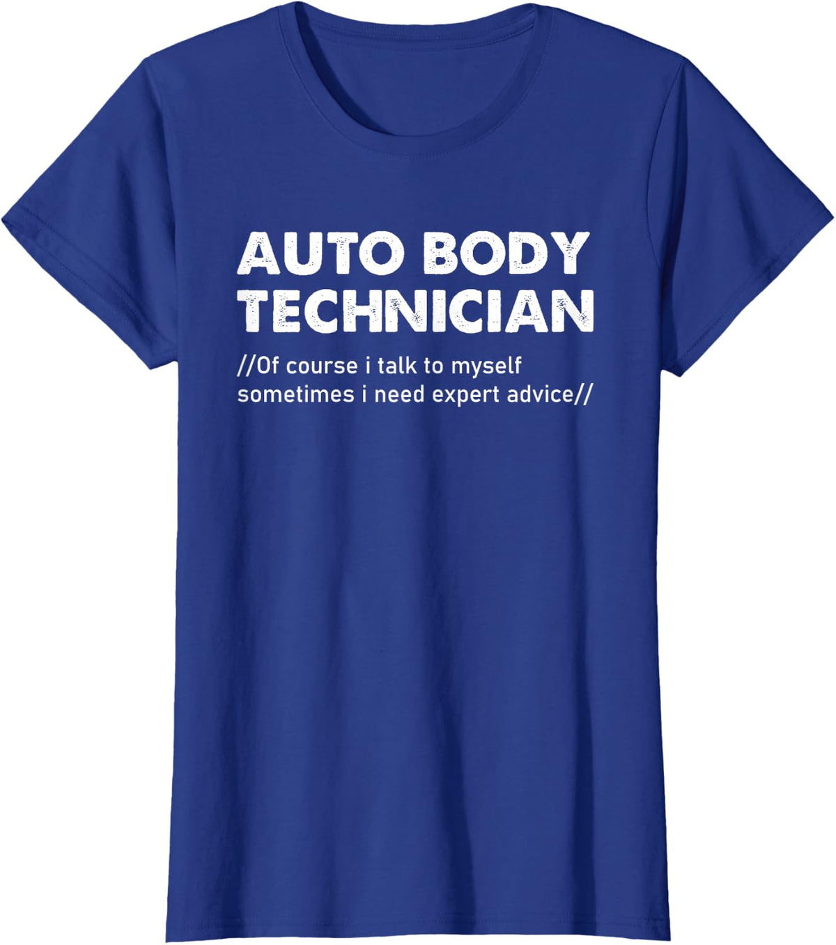 Car Painter Automotive Detailer Mechanic Auto Body Tech T-Shirt - Royal Blue