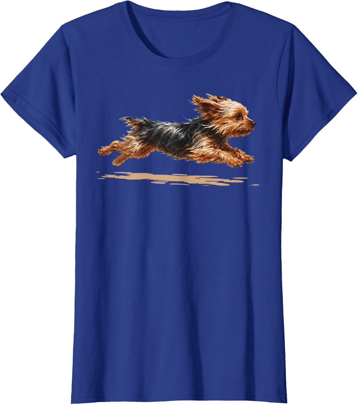 No Rest for The Yorkie Running Yorkshire Terrier Dog Lovers T-Shirt - Royal Blue