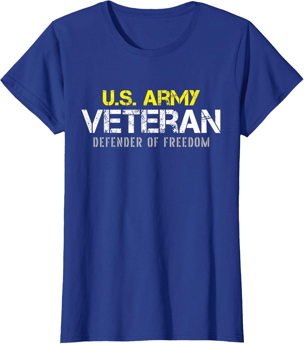 U.S. Army Proud Army Veteran Vintage T-Shirt - Royal Blue