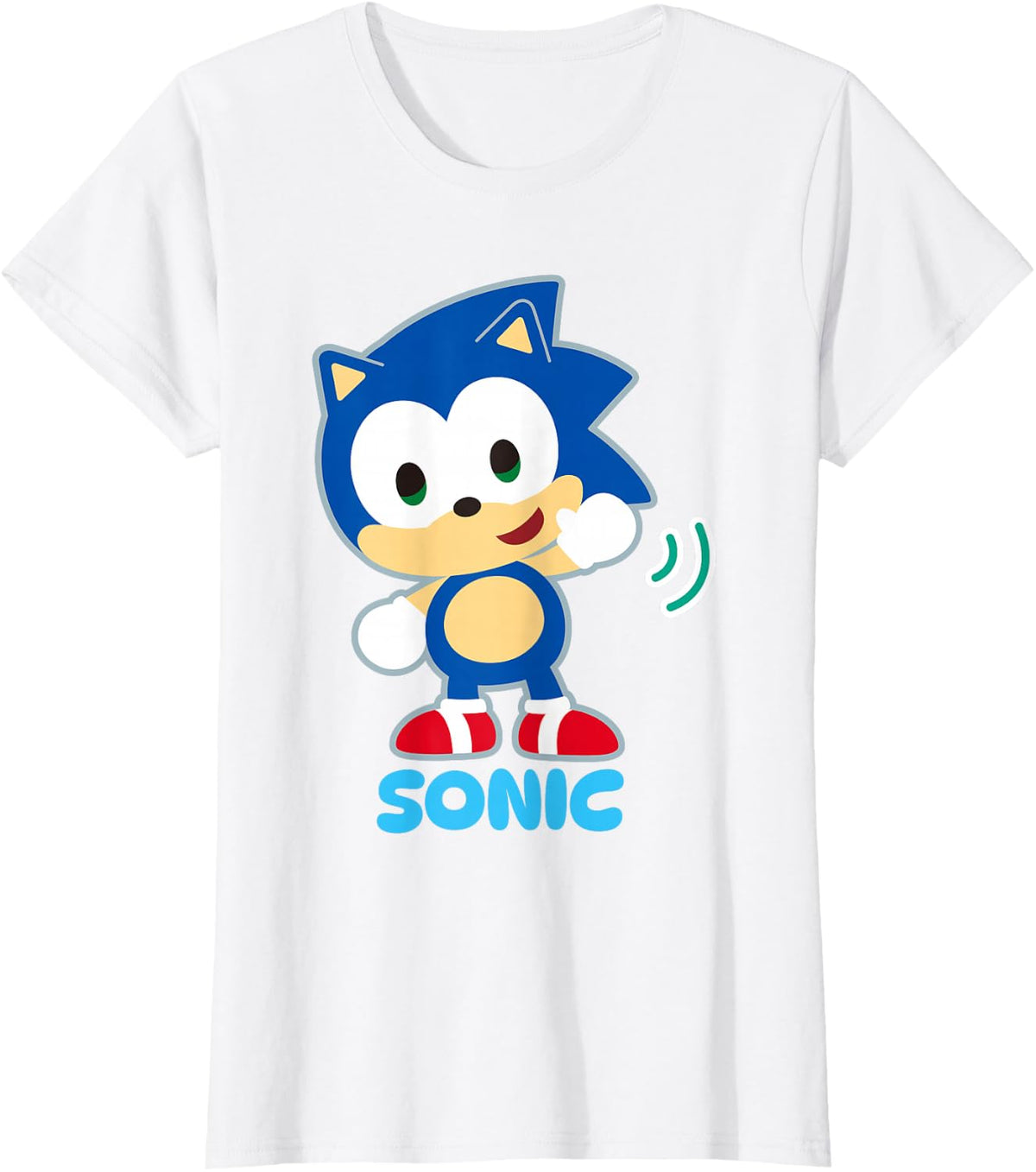 Sonic & Friends Blue Blur Vibes T-Shirt - White