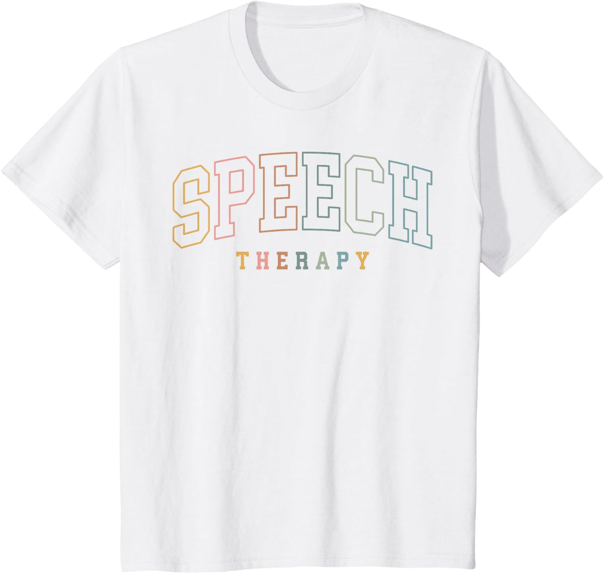 Speech Therapy Speech Language Pathologist Pathology SLP T-Shirt - White