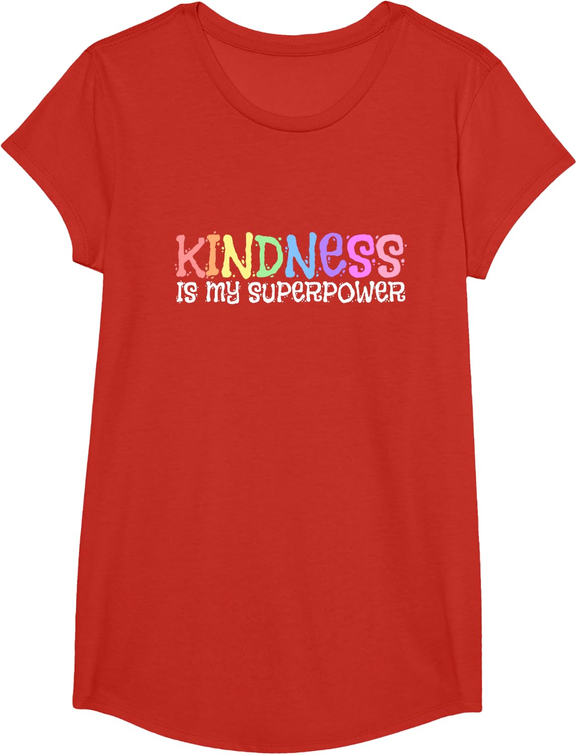 Kindness is my superpower consciousness T-Shirt - Girls Red