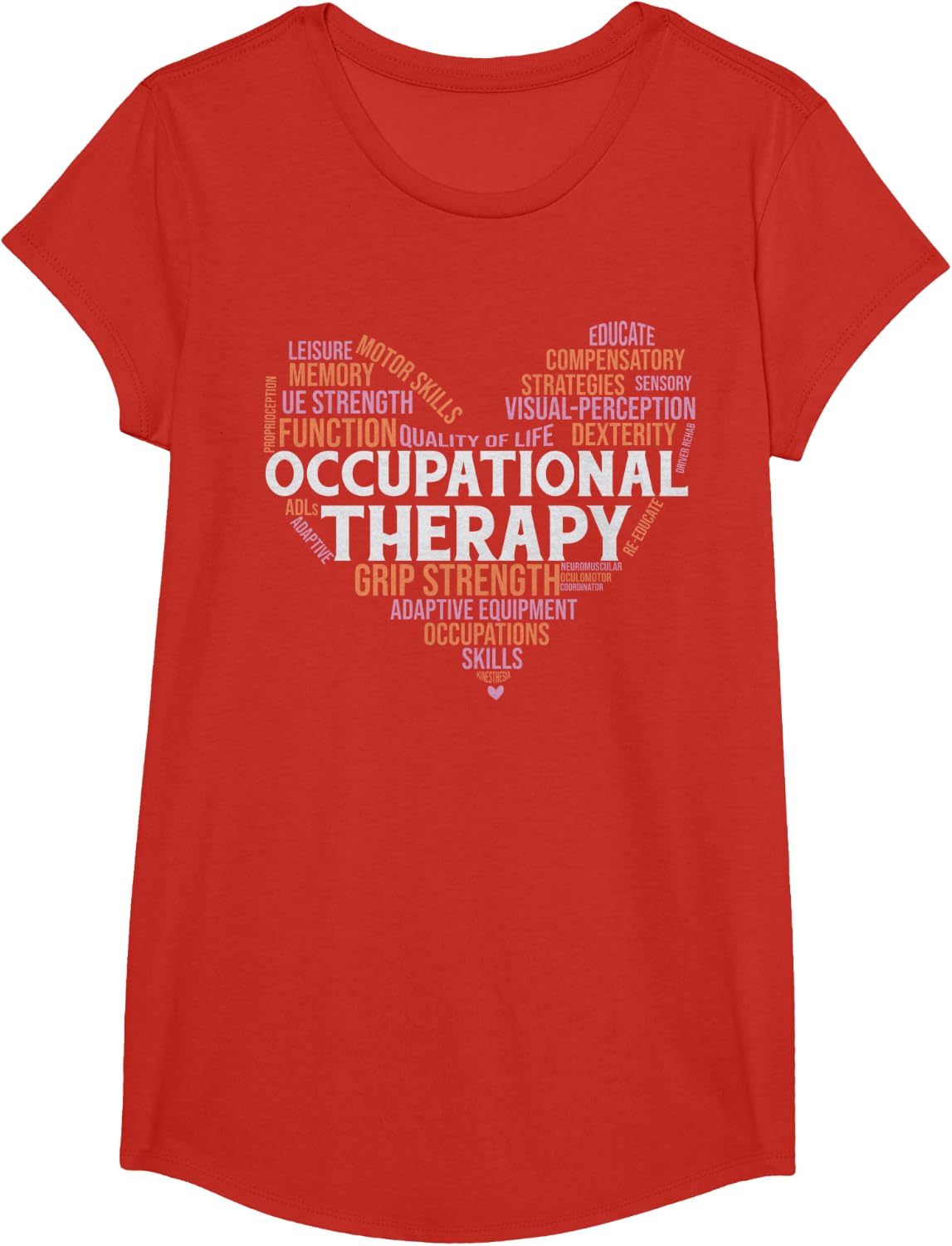 Occupational Therapy T-Shirt - Girls Red