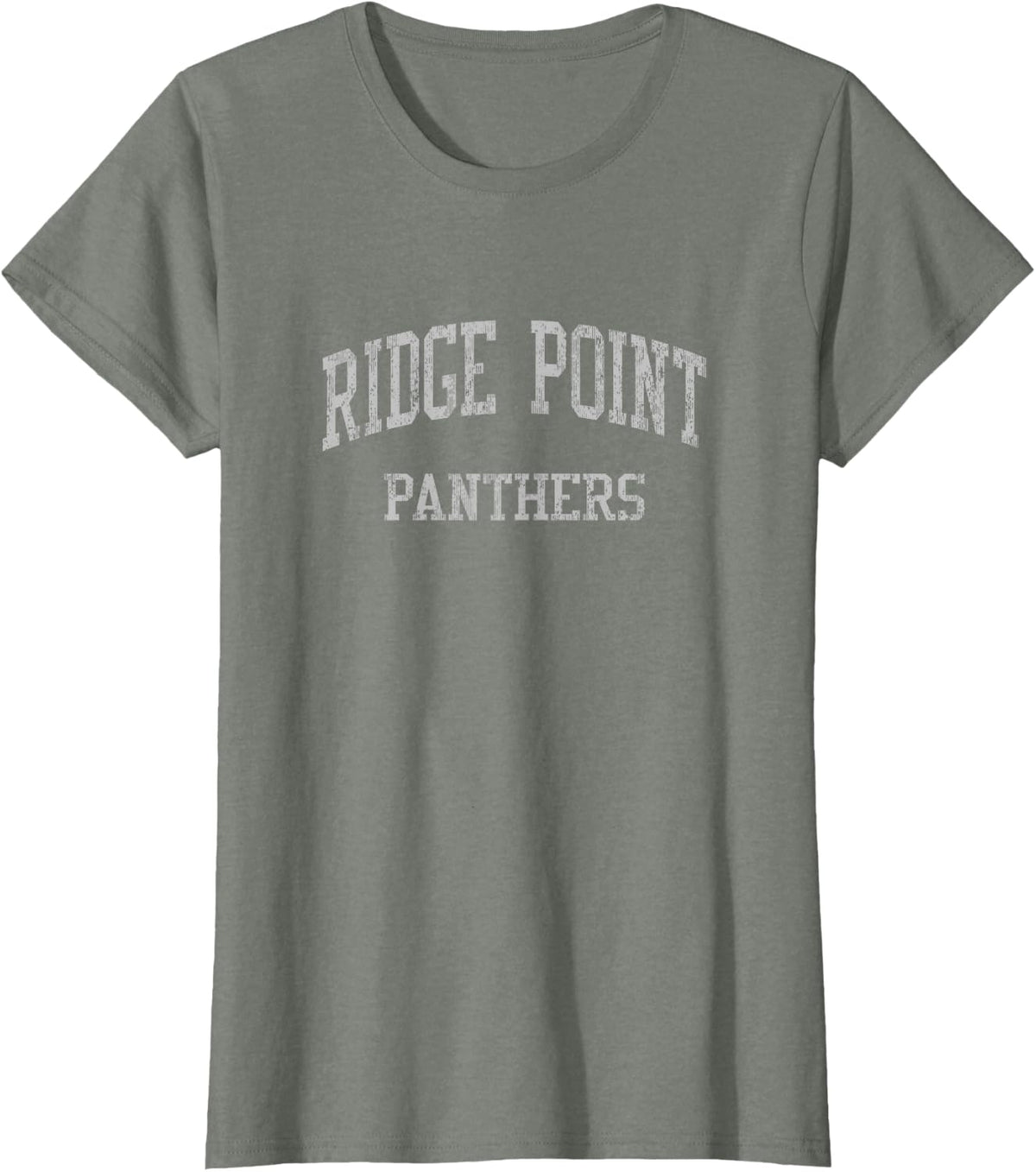 Ridge Point High School HS Missouri City TX Vintage Sports Tee T-Shirt - Olive Heather