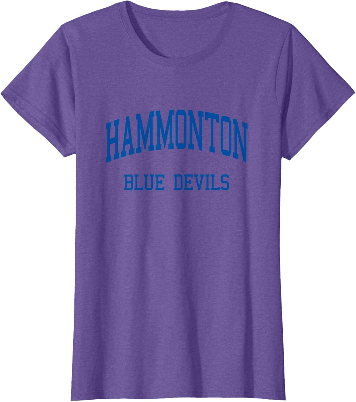 Hammonton High School HS Hammonton NJ Retro T-Shirt - Purple Heather