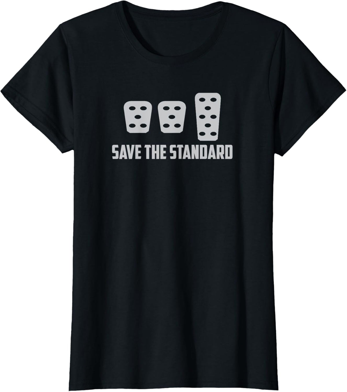 Save The Standard- Manual Transmission T-Shirt - Black