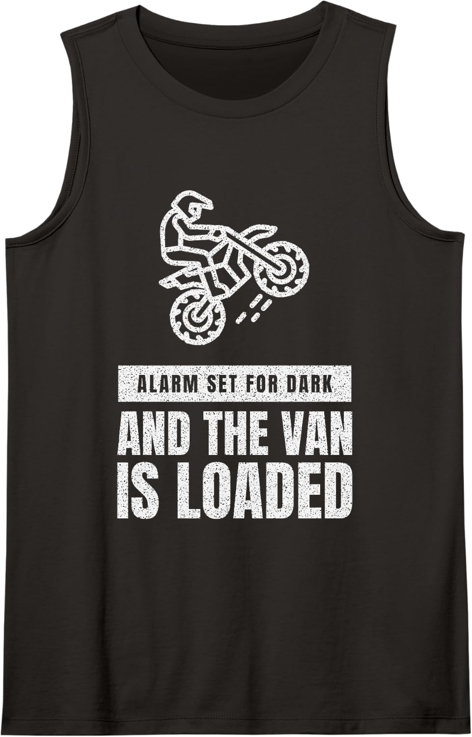 Trail Riding Whoops Mud Season Track Day Gate Drop Dirt Bike Tank Top - Black