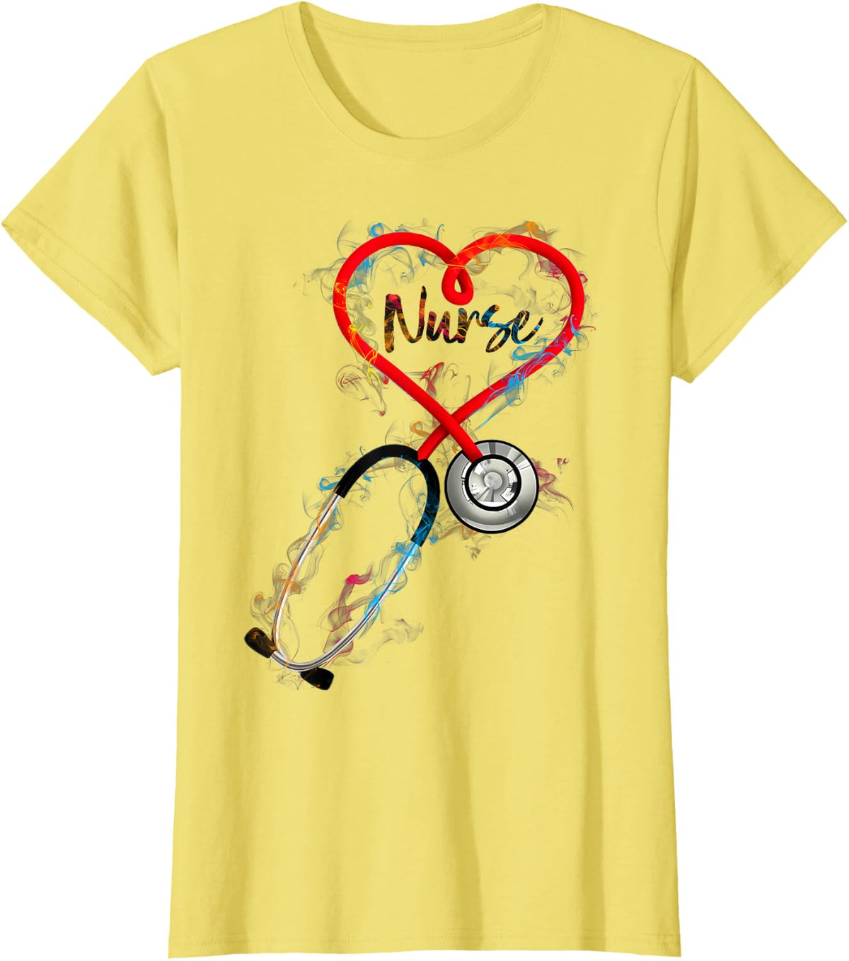 Watercol Nurse Life Nursing Nurse Week 2025 T-Shirt - Lemon Yellow