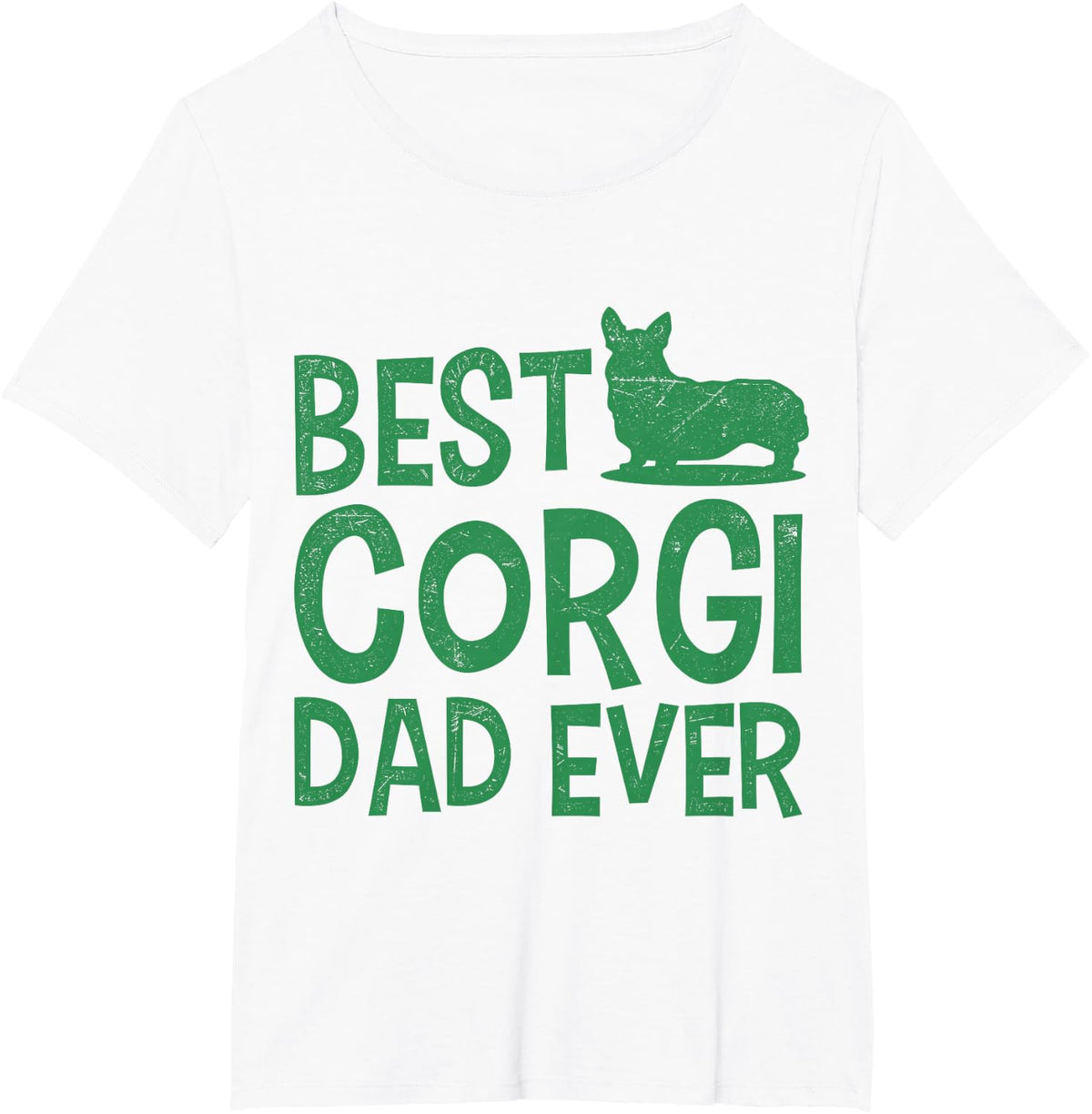 Best Corgi Dad Ever Cute Dog Owner T-Shirt - White