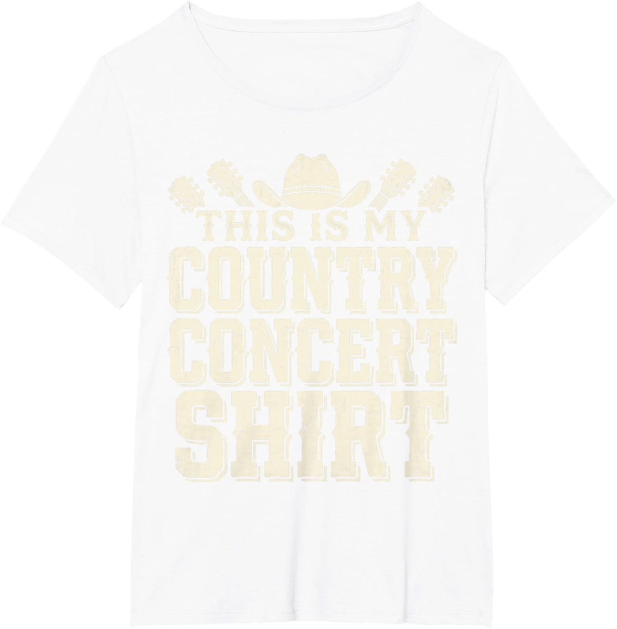 This is My Country Music Concert Shirt Nashville Music City T-Shirt - White