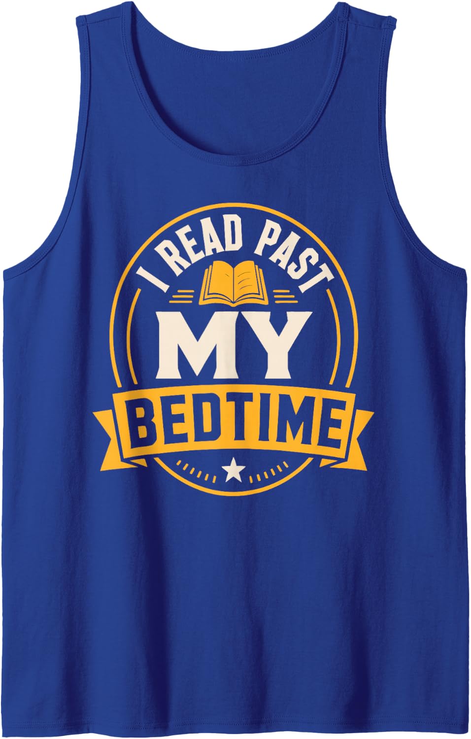 Book Lover Reading Humor Tank Top - Royal Blue