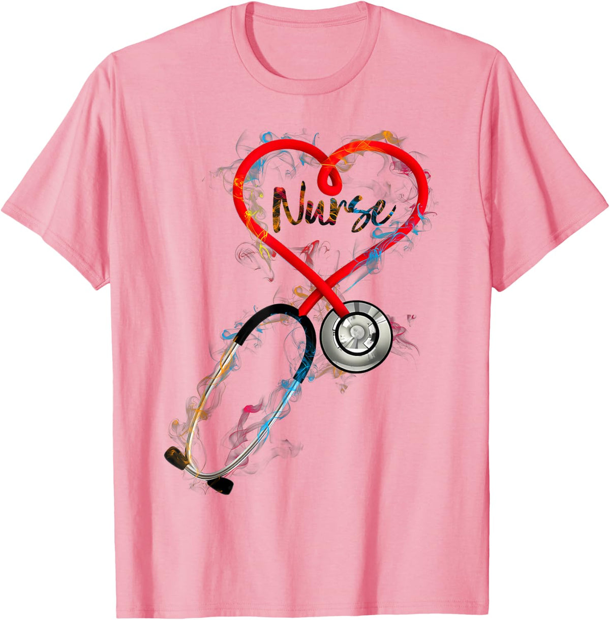 Watercol Nurse Life Nursing Nurse Week 2025 T-Shirt - Pink