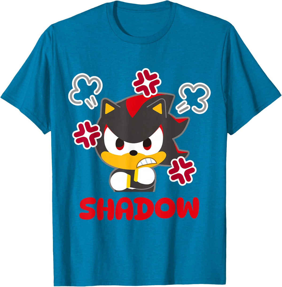 Sonic & Friends Shadow Chaos Energy T-Shirt - Sapphire Blue