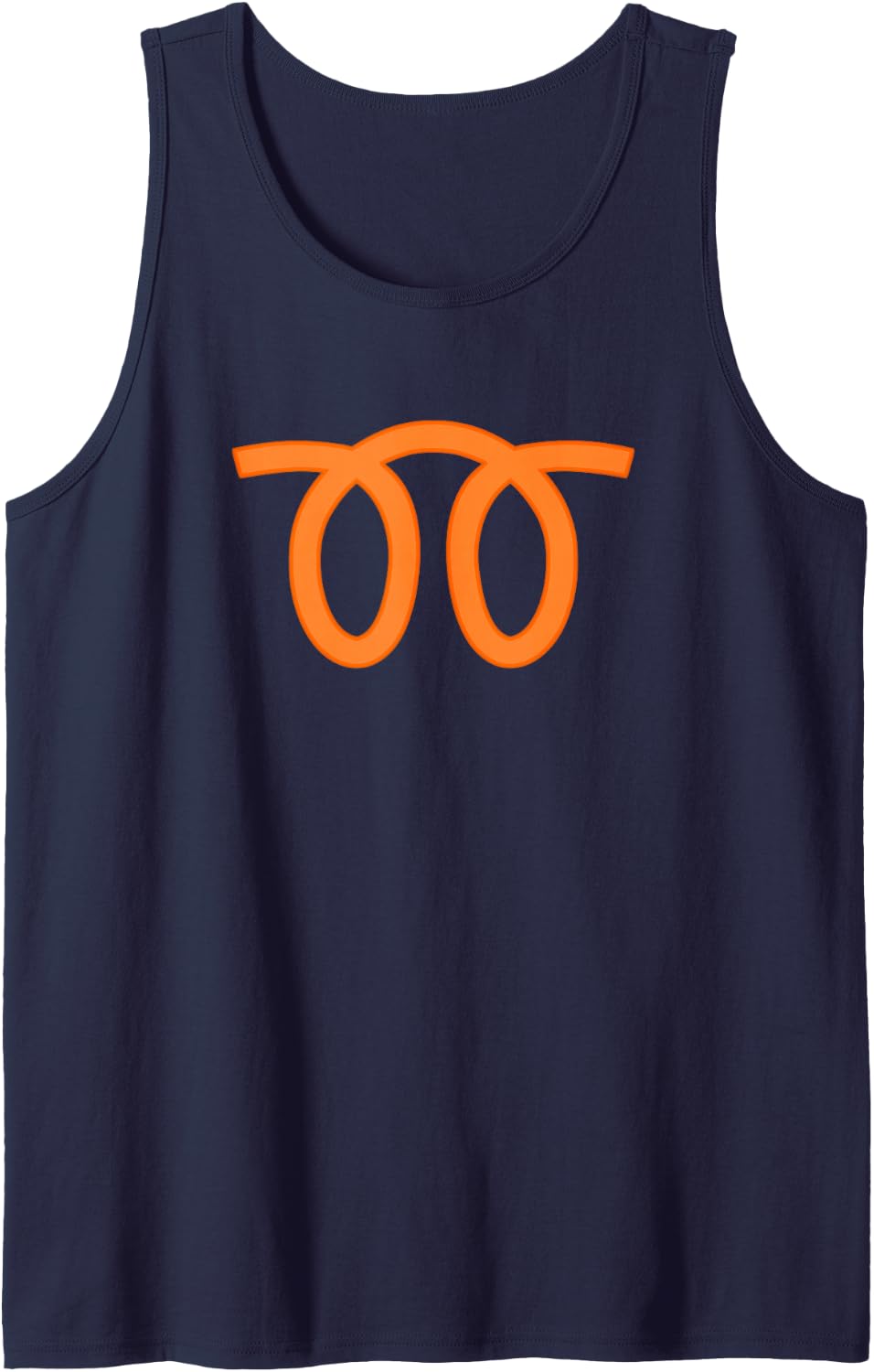 Diesel Engine Glow Plug Glow Symbol Warning Light Tank Top - Navy Blue