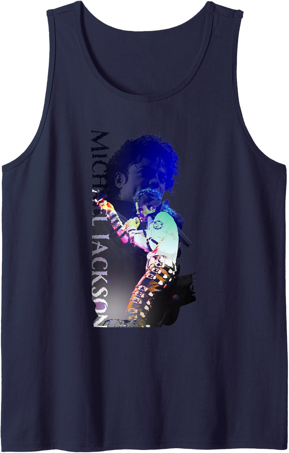 Michael Jackson 006 Tank Top - Navy Blue