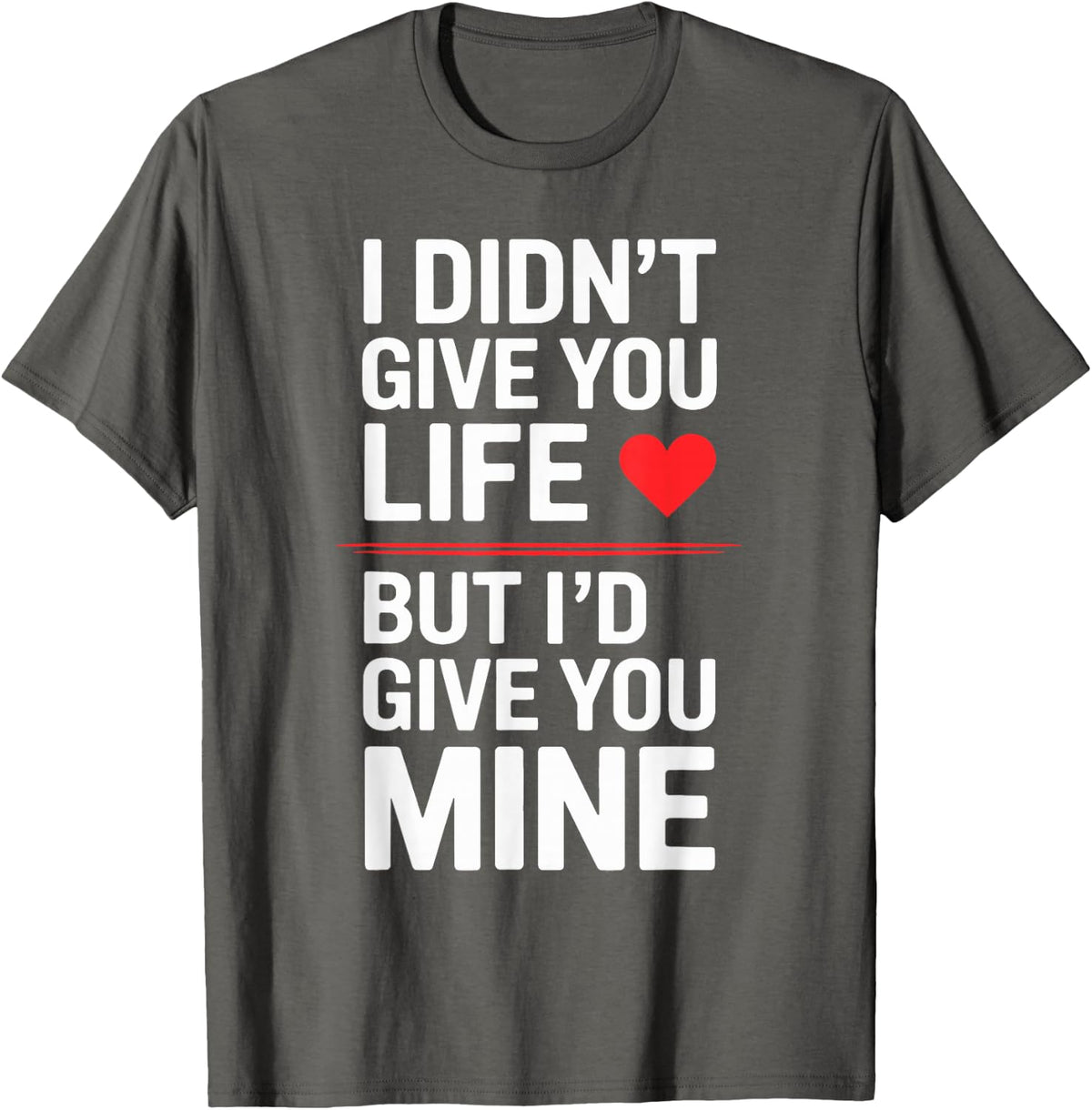 Bonus Dad Stepdad Father's Day T-Shirt - Asphalt Grey
