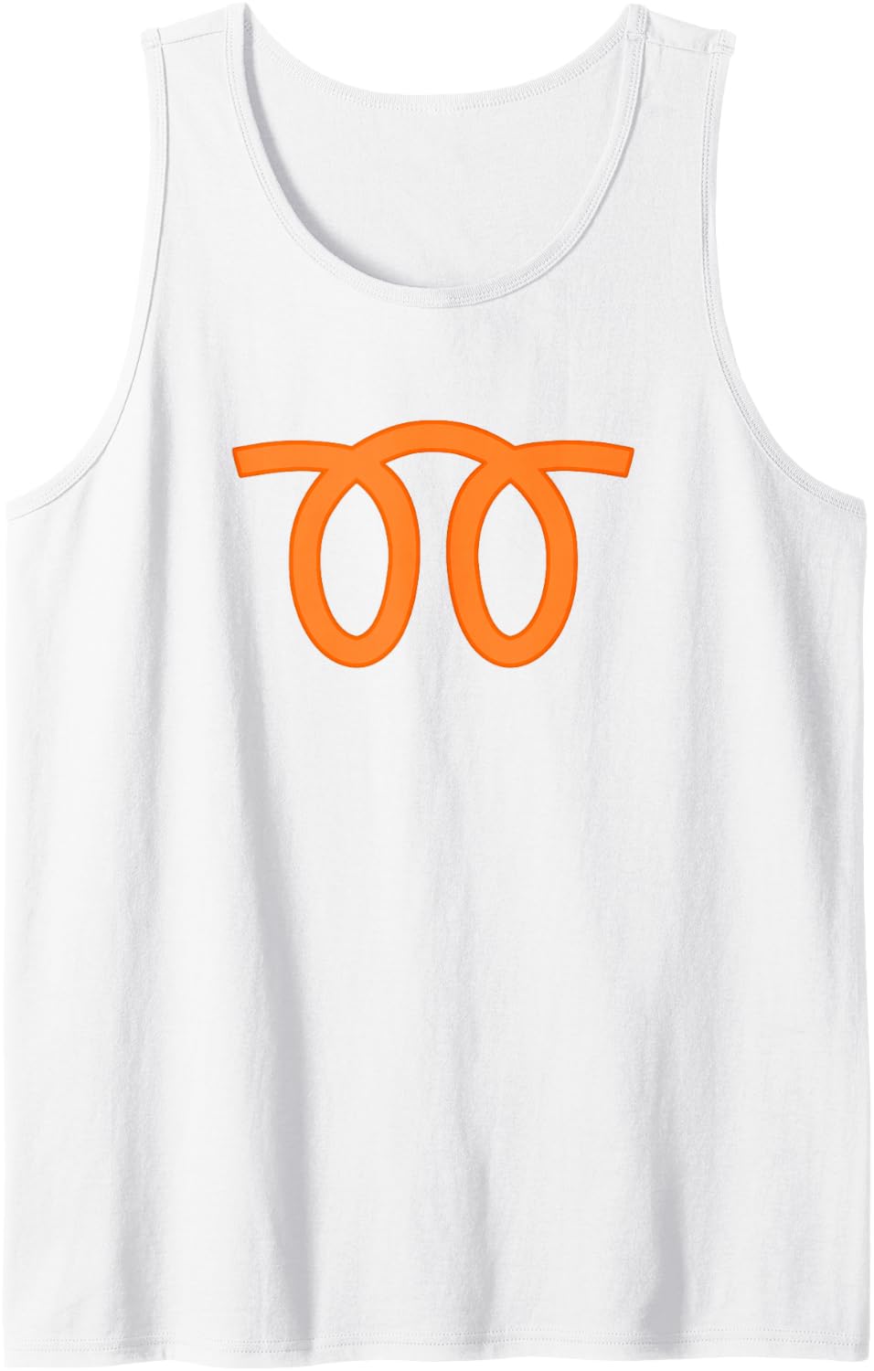 Diesel Engine Glow Plug Glow Symbol Warning Light Tank Top - White