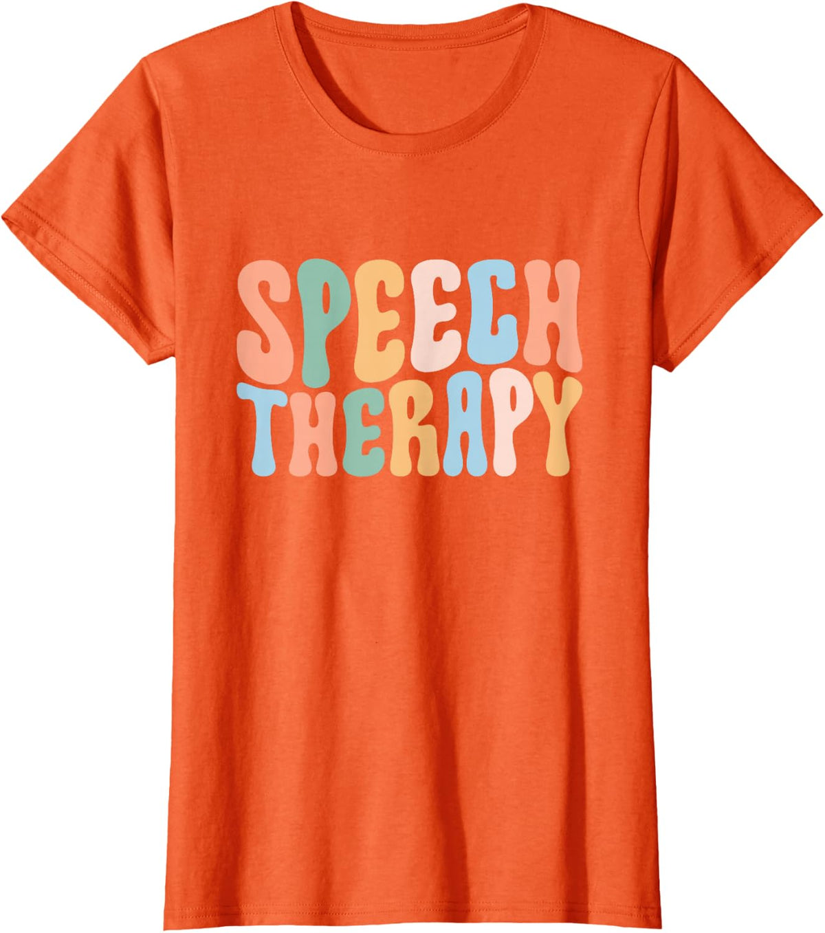 Speech Therapy Language Pathologist Pathology Therapist T-Shirt - Orange