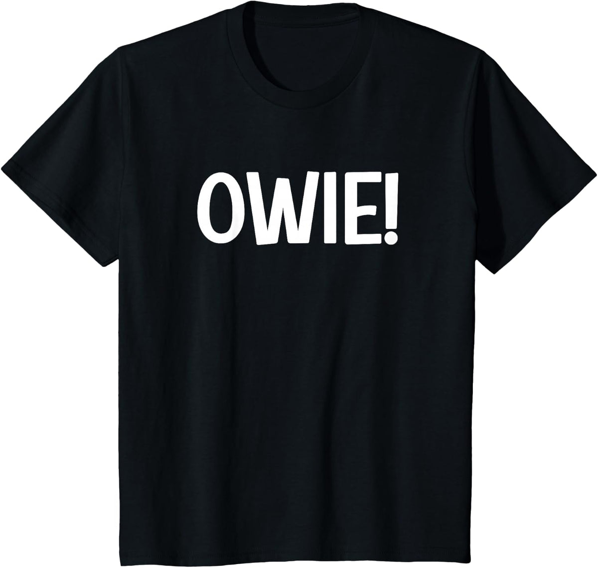 OWIE, Funny, Jokes, Sarcastic T-Shirt - Black
